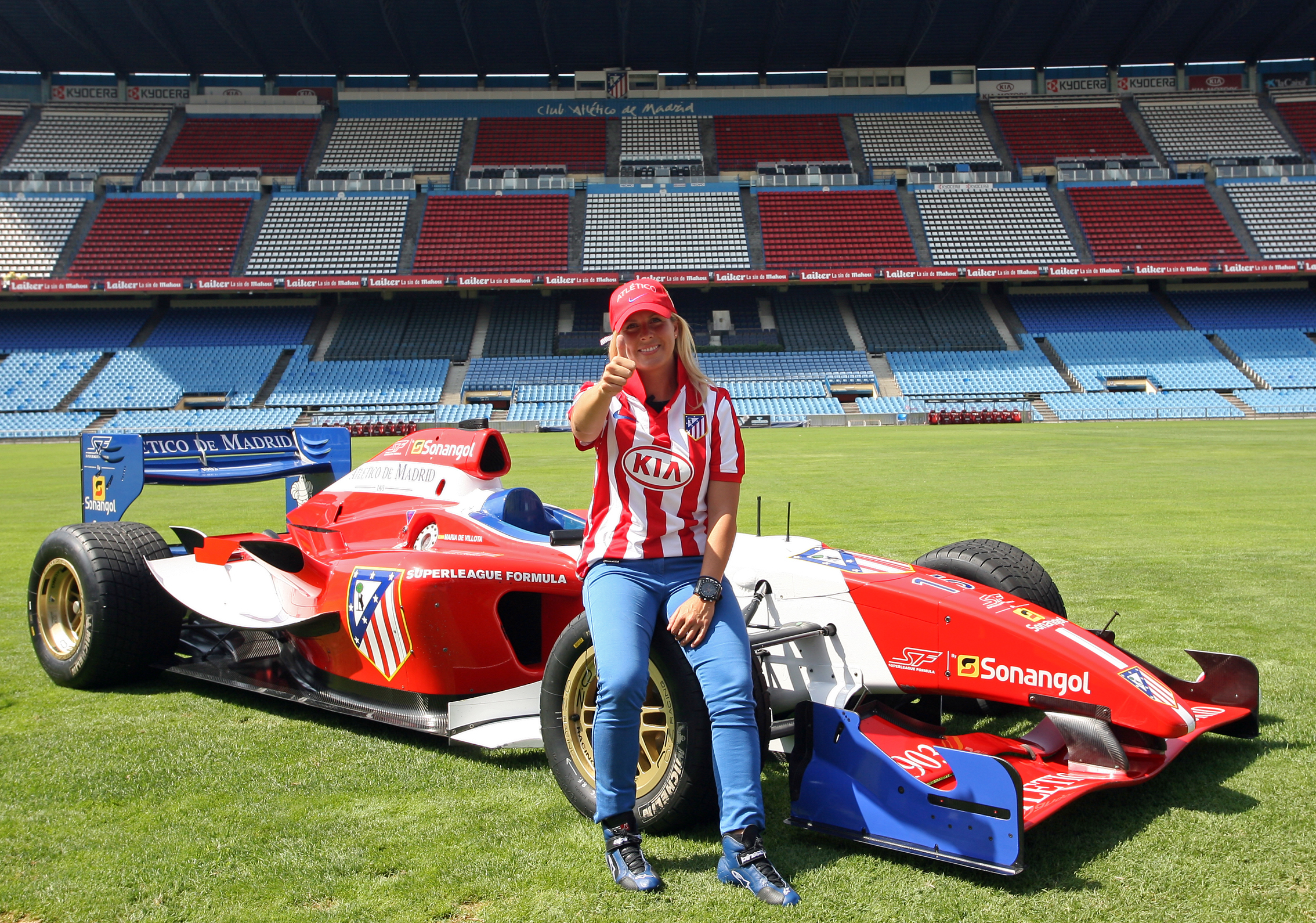 Maria Villota Atletico de Madrid